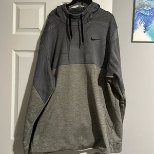 Nike hoodie size 4XL big and tall men's sweatshirt gray